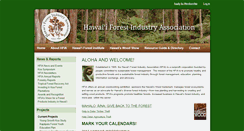 Desktop Screenshot of hawaiiforest.org